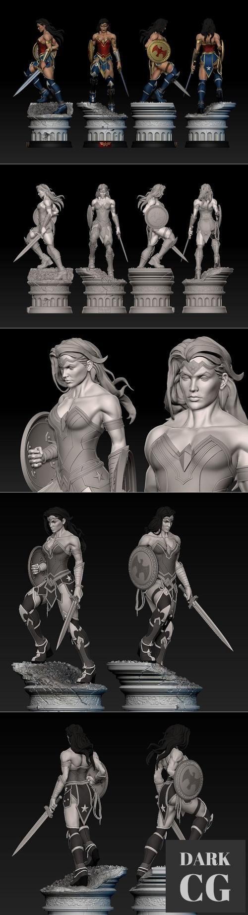 Wonder Woman statue – 3D Print