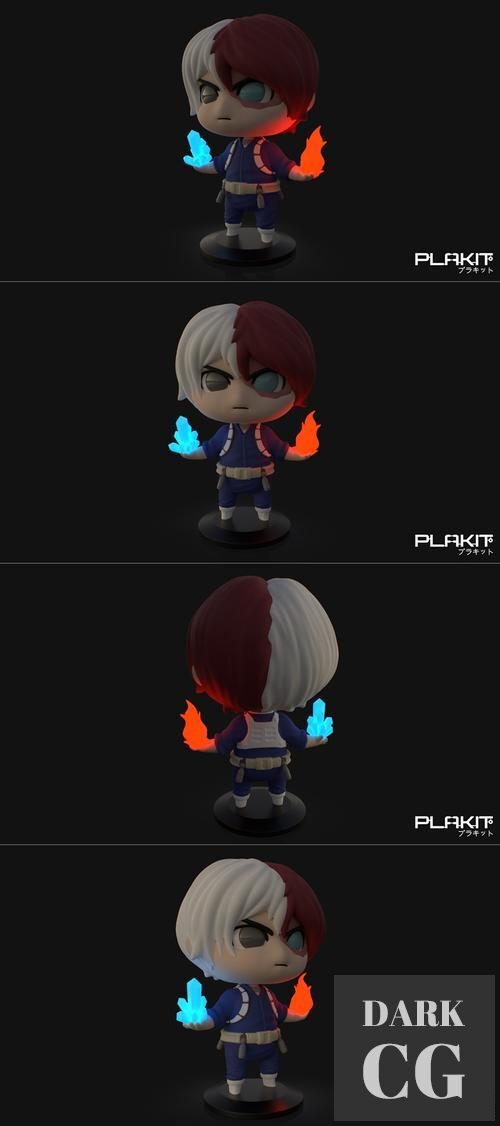 PlaKit - My Hero Academia Todoroki – 3D Print