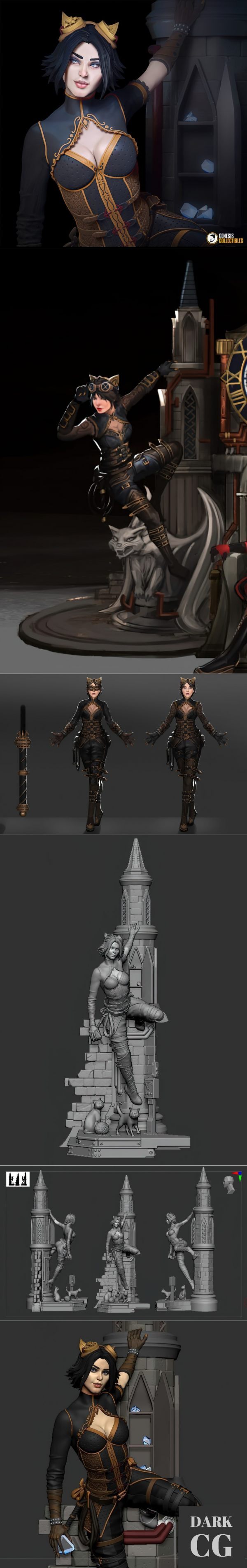 Steampunk Catwoman