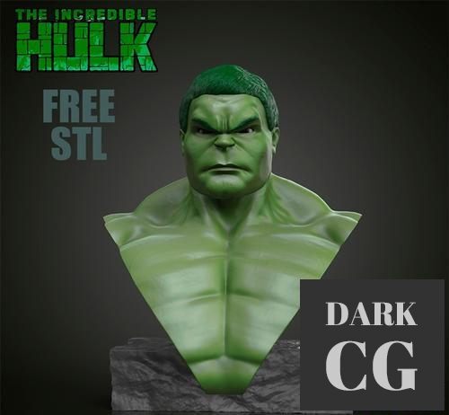 Hulk bust – 3D Print