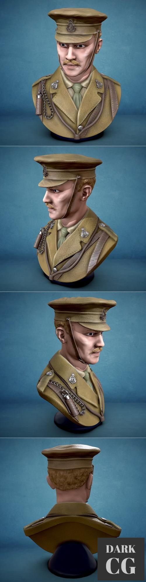 Cavalry Officer - WW1 - British – 3D Print