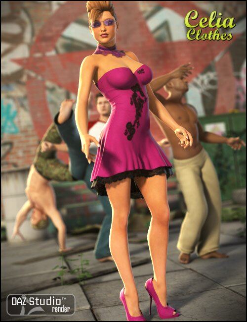 Celia Clothes Textures