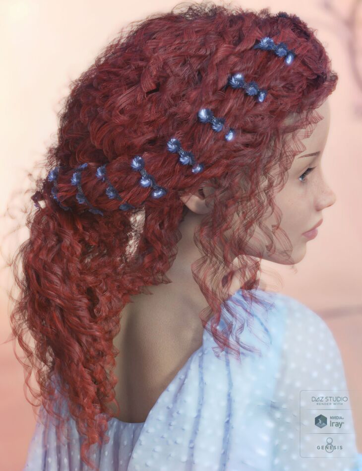 Courtney Hair for Genesis 3 8 Female s