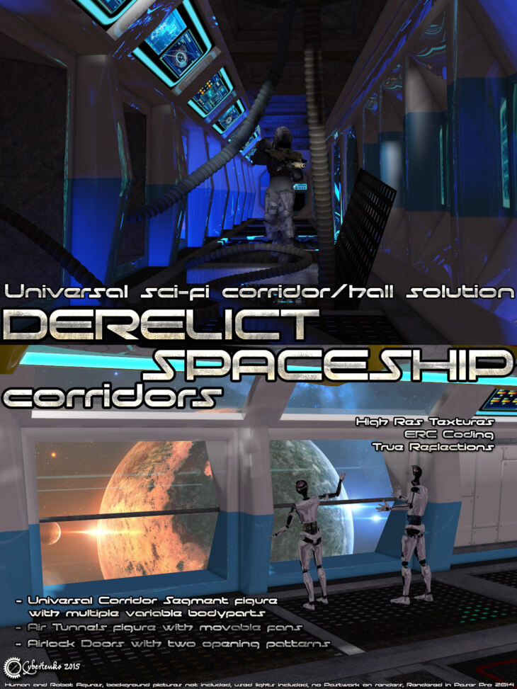 Derelict Spaceship Corridors
