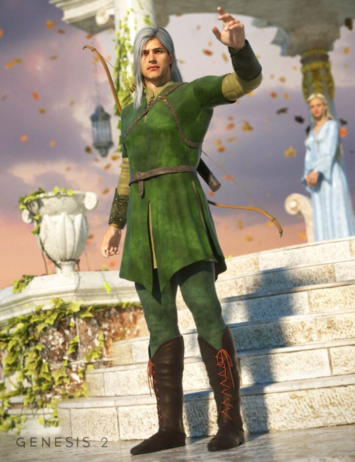 Elven Warrior for Genesis 2 Male s