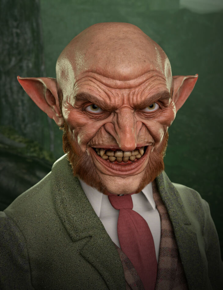Evil Leprechaun HD for Genesis 8 1 Male