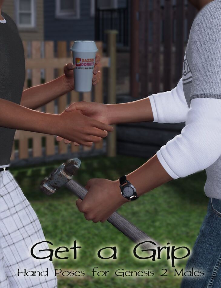 Get a Grip Hand Poses for Genesis 2 Male s