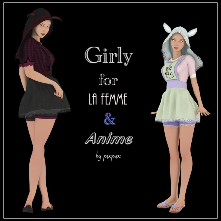 Girly for La Femme La Femme Anime