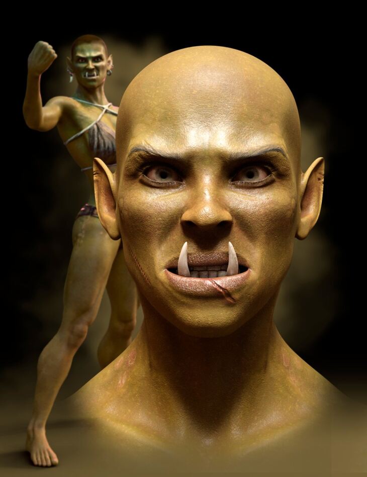 M3DVTO Vana the Ogre for Genesis 8 1 Female