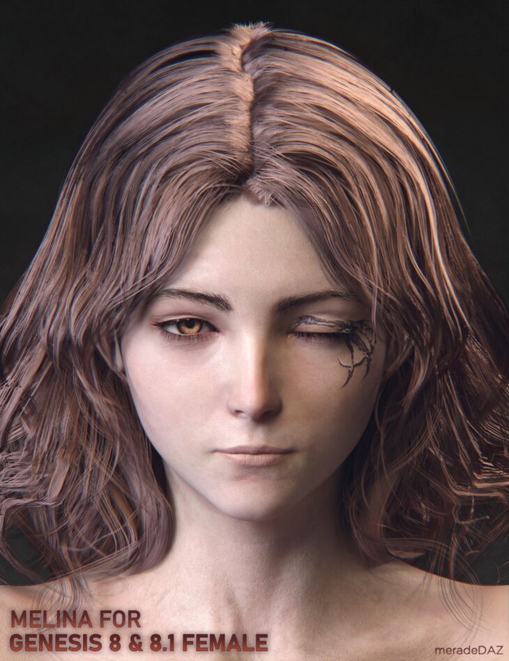 Melina For Genesis 8 and 8 1 Female