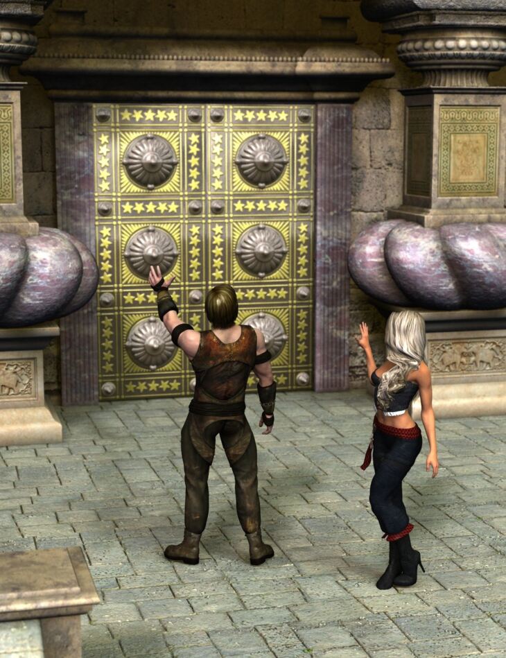 Temple of the Lost Gods Courtyard