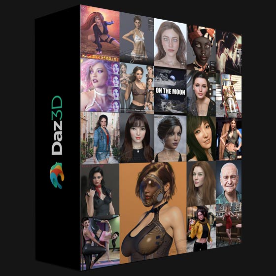 DAZ3D Poser Bundle 1 March 2022