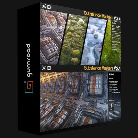 Gumroad Substance Masters Vol 4 By JROTools