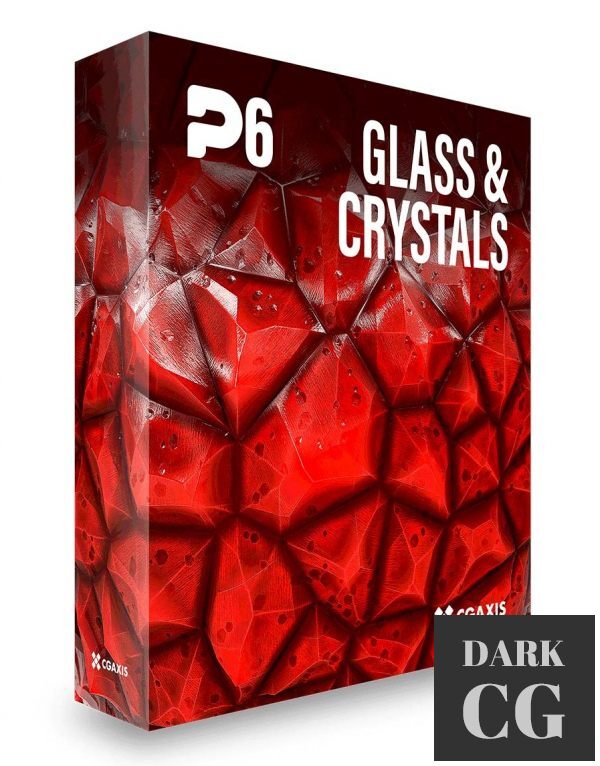 CGAxis Physical 6 Glass and Crystals PBR Textures