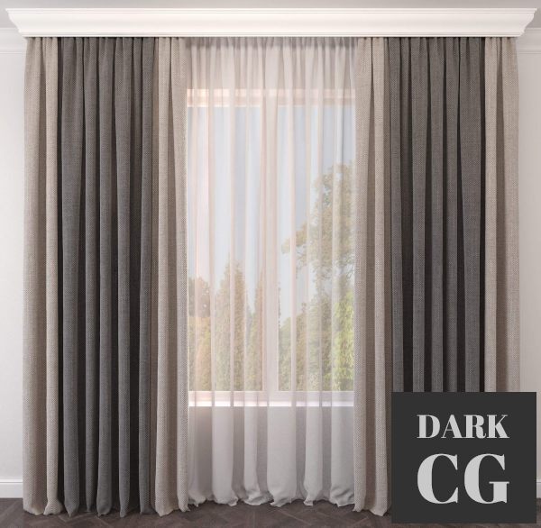 3D Model Curtain 189