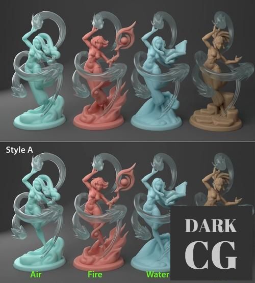 Twin Goddess Miniatures April 2020 – 3D Print
