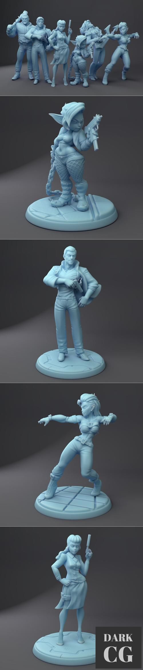 Twin Goddess Miniatures January 2022 – 3D Print