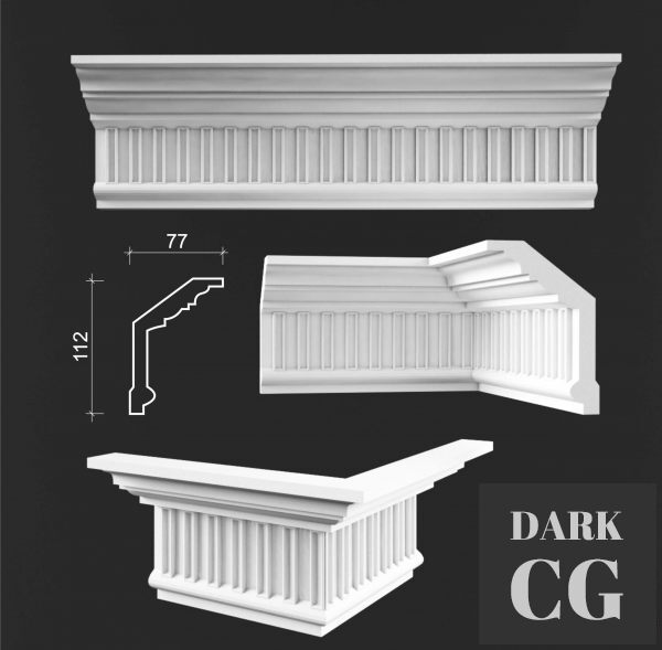 3D Model Cornices