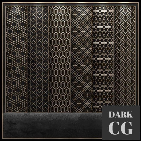 3D Model Decorative panel 2