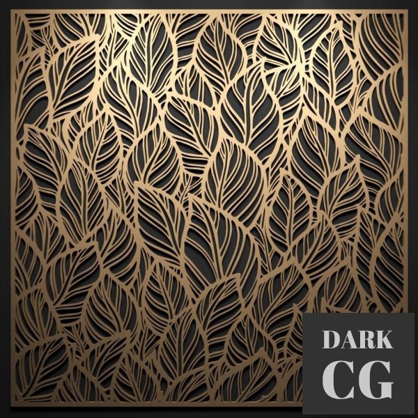 3D Model Decorative panel 3