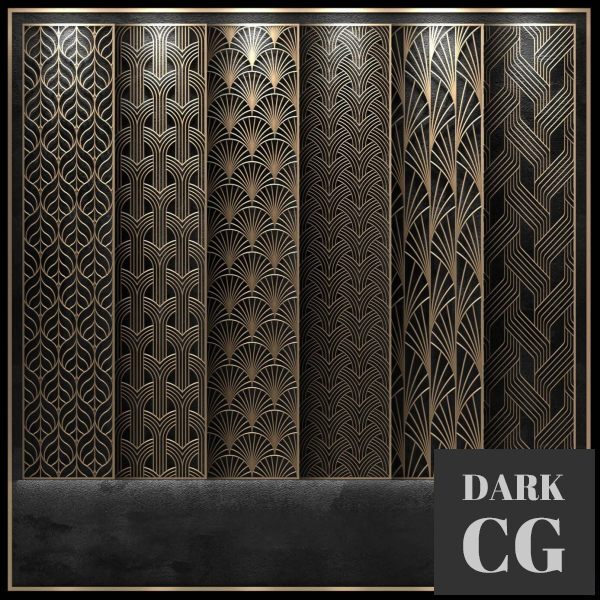 3D Model Decorative panel 4