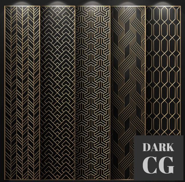 3D Model Decorative partition 11