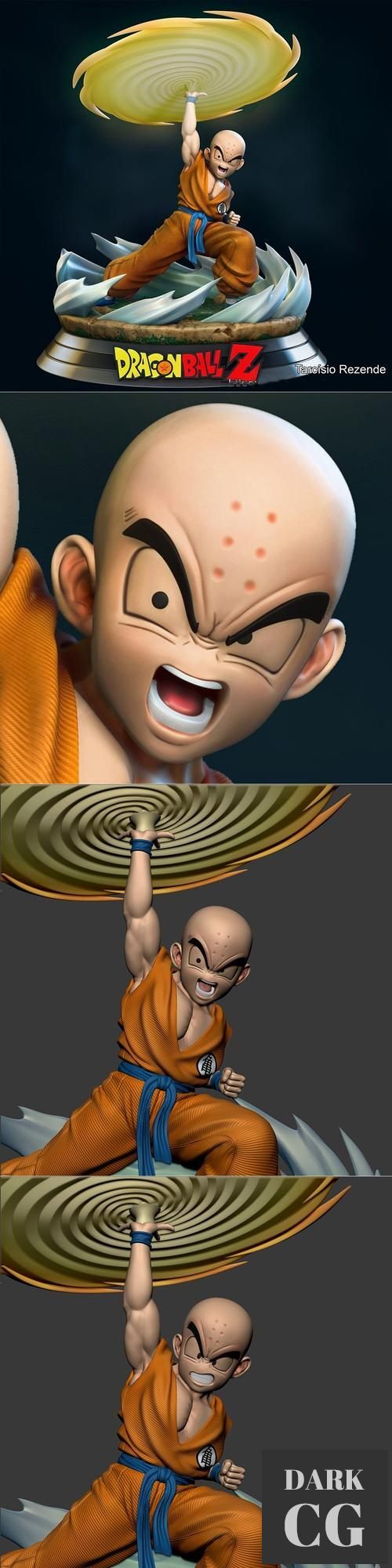 Krillin Kienzan – 3D Print