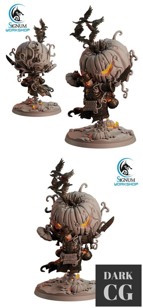 Mister Pumpkin the Gorgeous – 3D Print