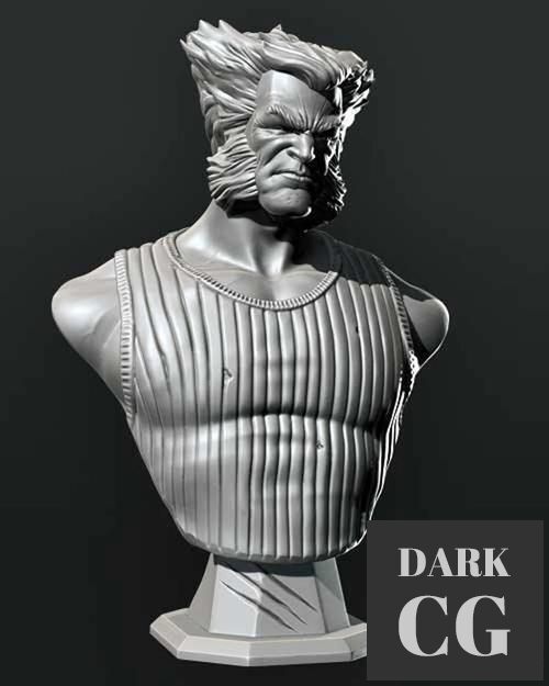 Logan Wolverine Bust – 3D Print