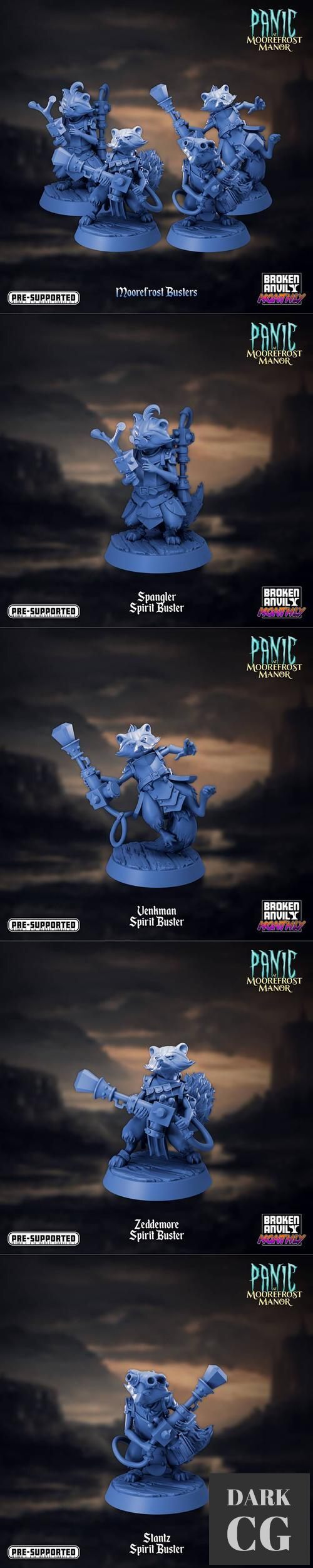 Broken Anvil Miniatures - Spirit Busters – 3D Print