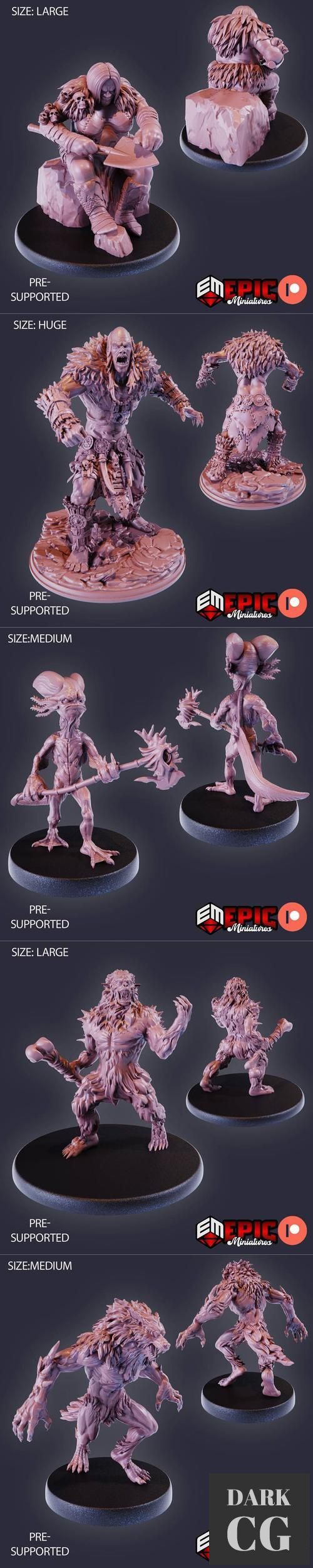 Epic Miniatures - Caves of Despair – 3D Print