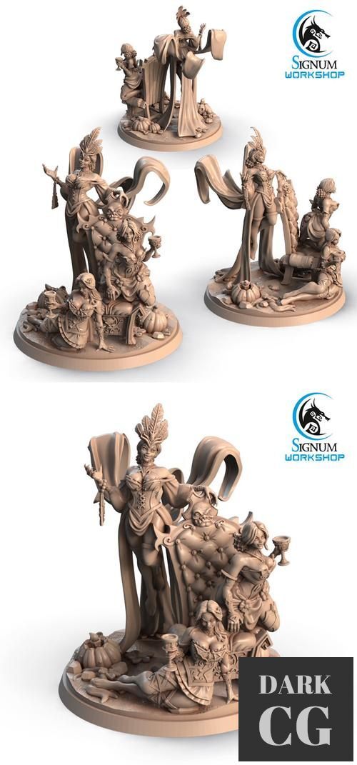 Three Seductive Vampires – 3D Print
