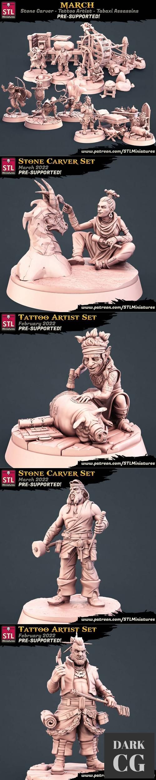 STL Miniatures March 2022 – 3D Print