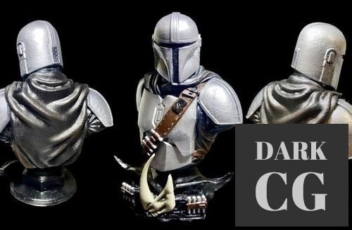 Mandalorian Bust – 3D Print