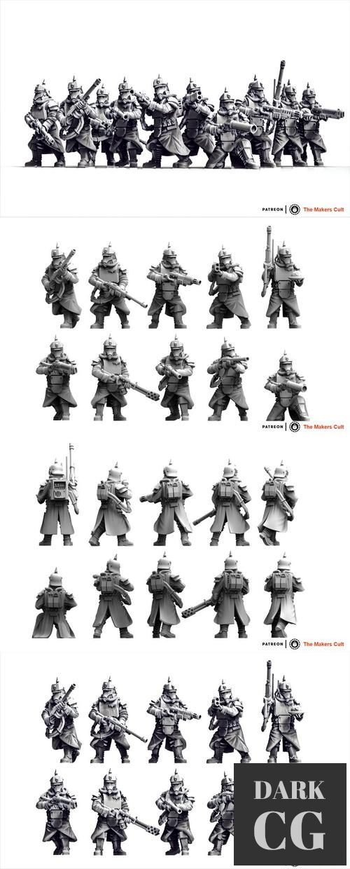 Valour Korps - Shock Infantry Builder – 3D Print