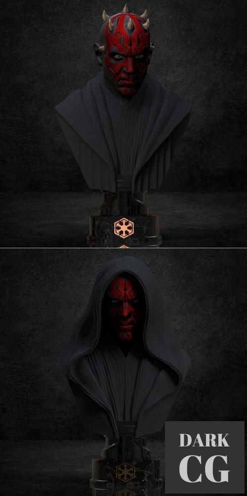 Darth Maul Bust Star Wars – 3D Print