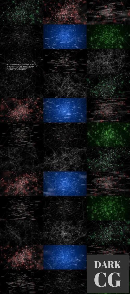 Plexus Loop Backgrounds Pack After Effects 36837186