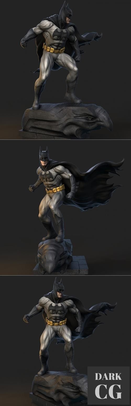 Batman on a roof – 3D Print