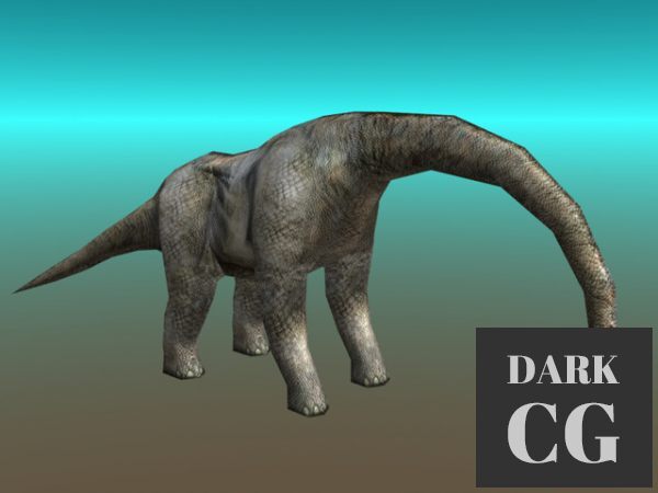 Unity Asset Store Brontosaurus Apatosaurus Dinosaur