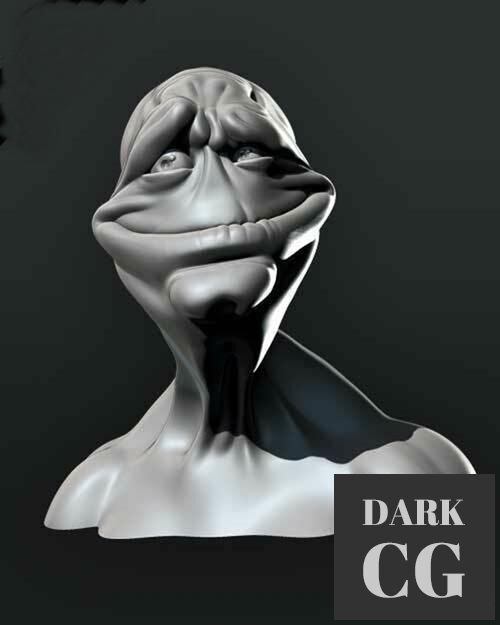 Clyde the Alien Bust – 3D Print