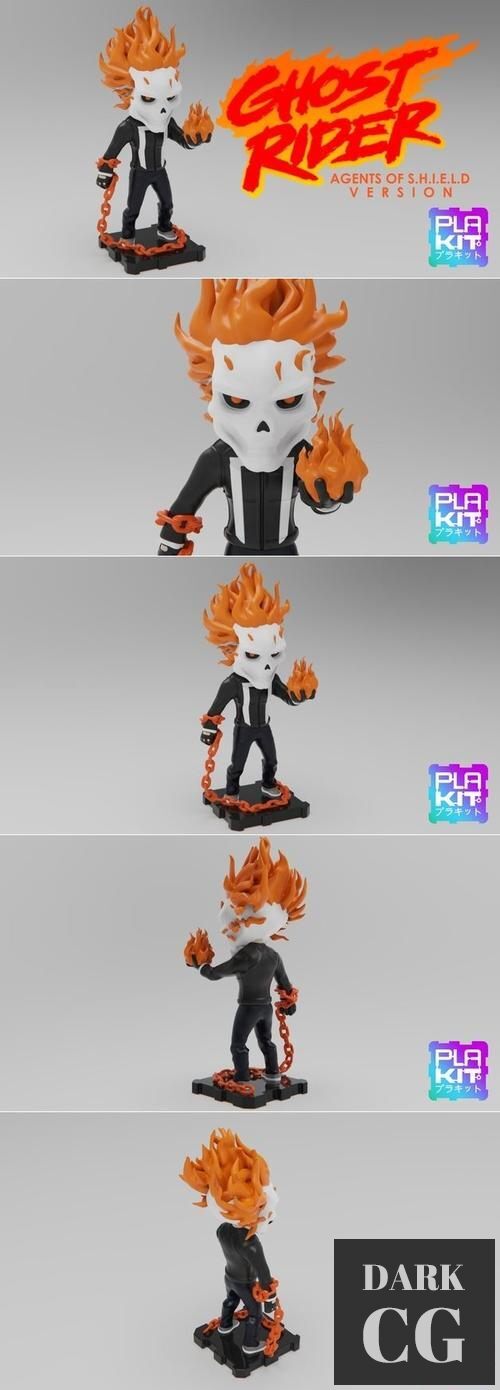 3D Model PlaKit Ghost Rider Agents of SHIELD Version 3D Print