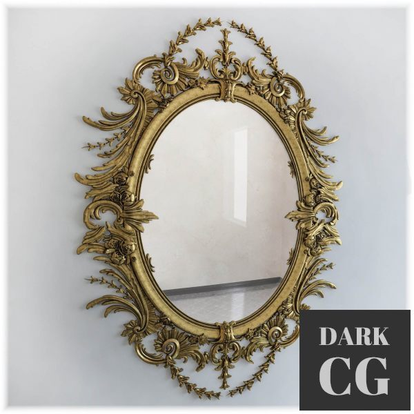 3D Model Mirror classic 22