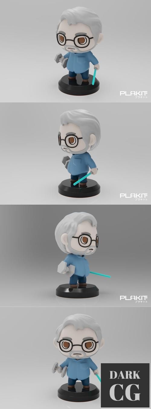 3D Model PlaKit George Lucas 3D Print