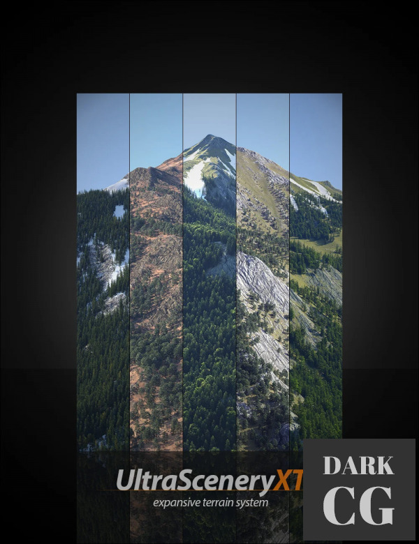 Daz3D, Poser: UltraSceneryXT – Expansive Landscape System