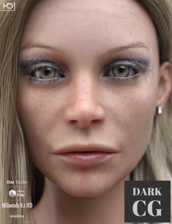 Daz3D, Poser: Melisende HD for Genesis 8.1 Female