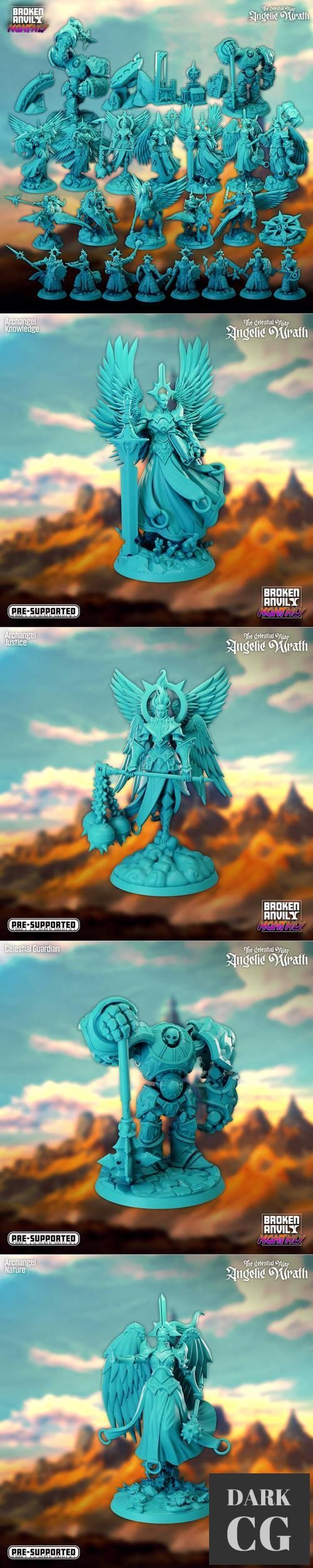 Broken Anvil - The Celestial War Angelic Wrath – 3D Print