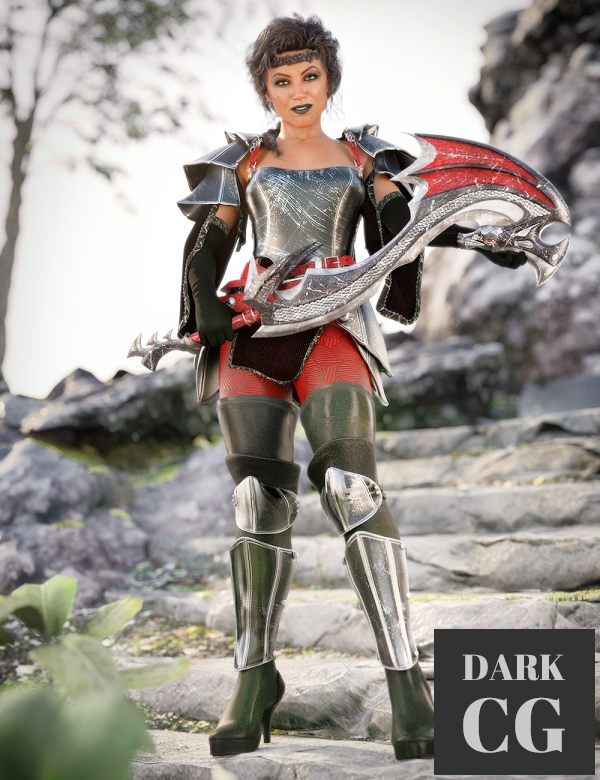 Daz3D, Poser: dForce Shadow Guard Outfit for Genesis 8 Female(s)