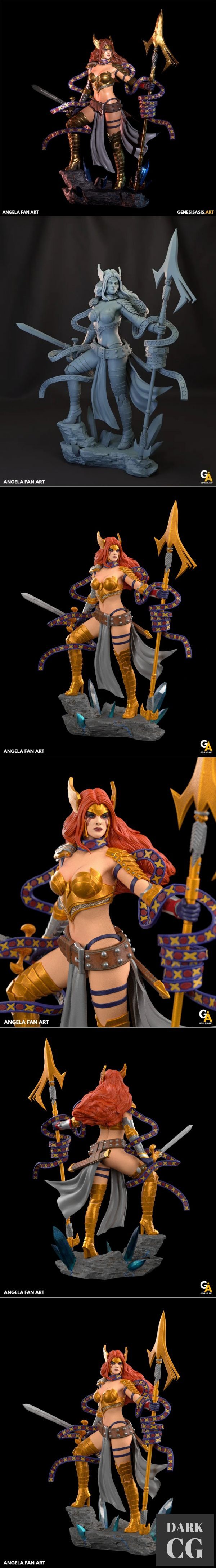 3D Model Angela
