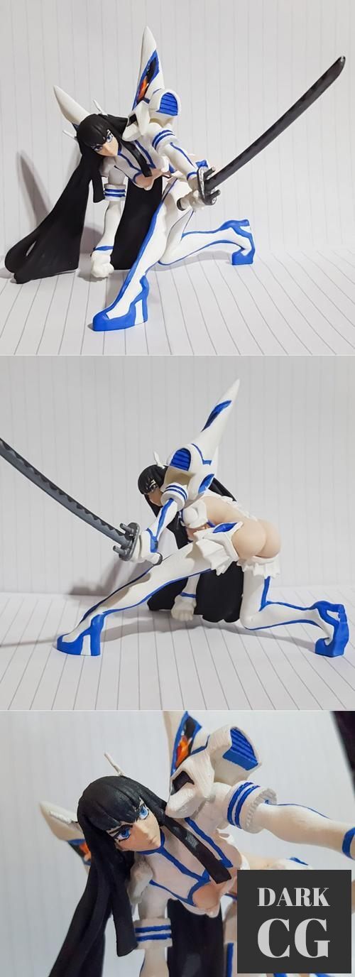3D Model Satsuki Kiry in Kill La Kill 3D Print