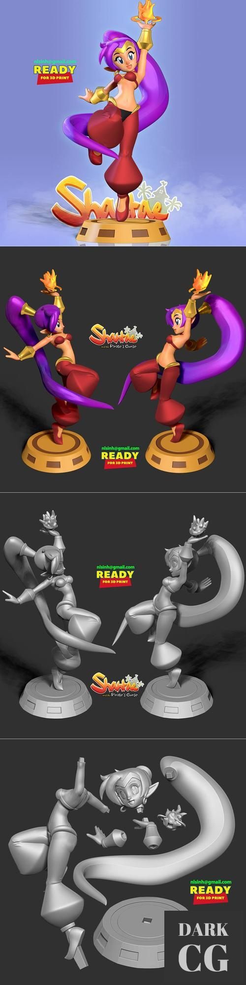 3D Model Shantae 3D Print